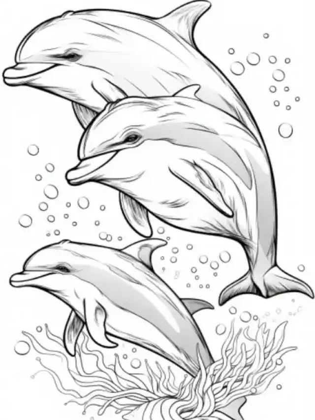 Dolphin Coloring Pages for Kids: 100% Free Printables for Creative Fun