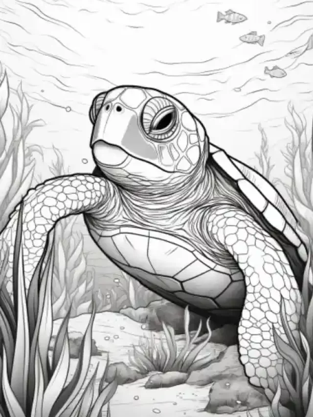 Explore Serene Turtle Coloring Pages for All Ages