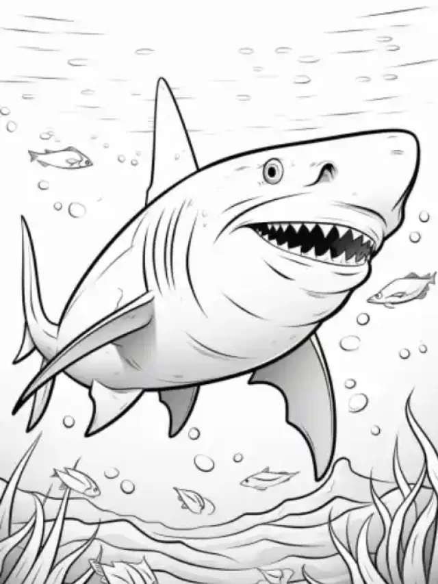 Free Shark Coloring Pages for Kids
