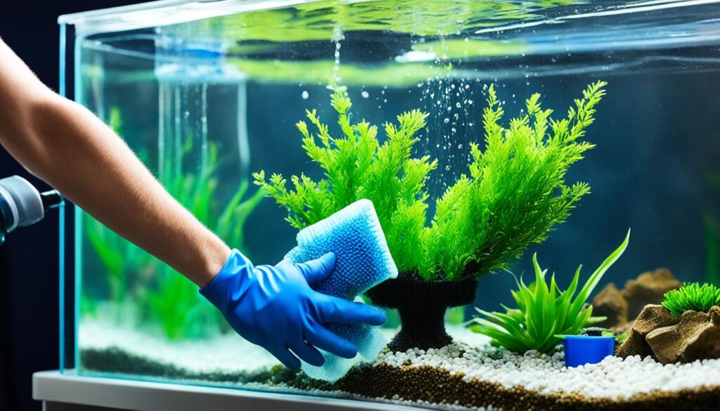 fish tank cleaning
